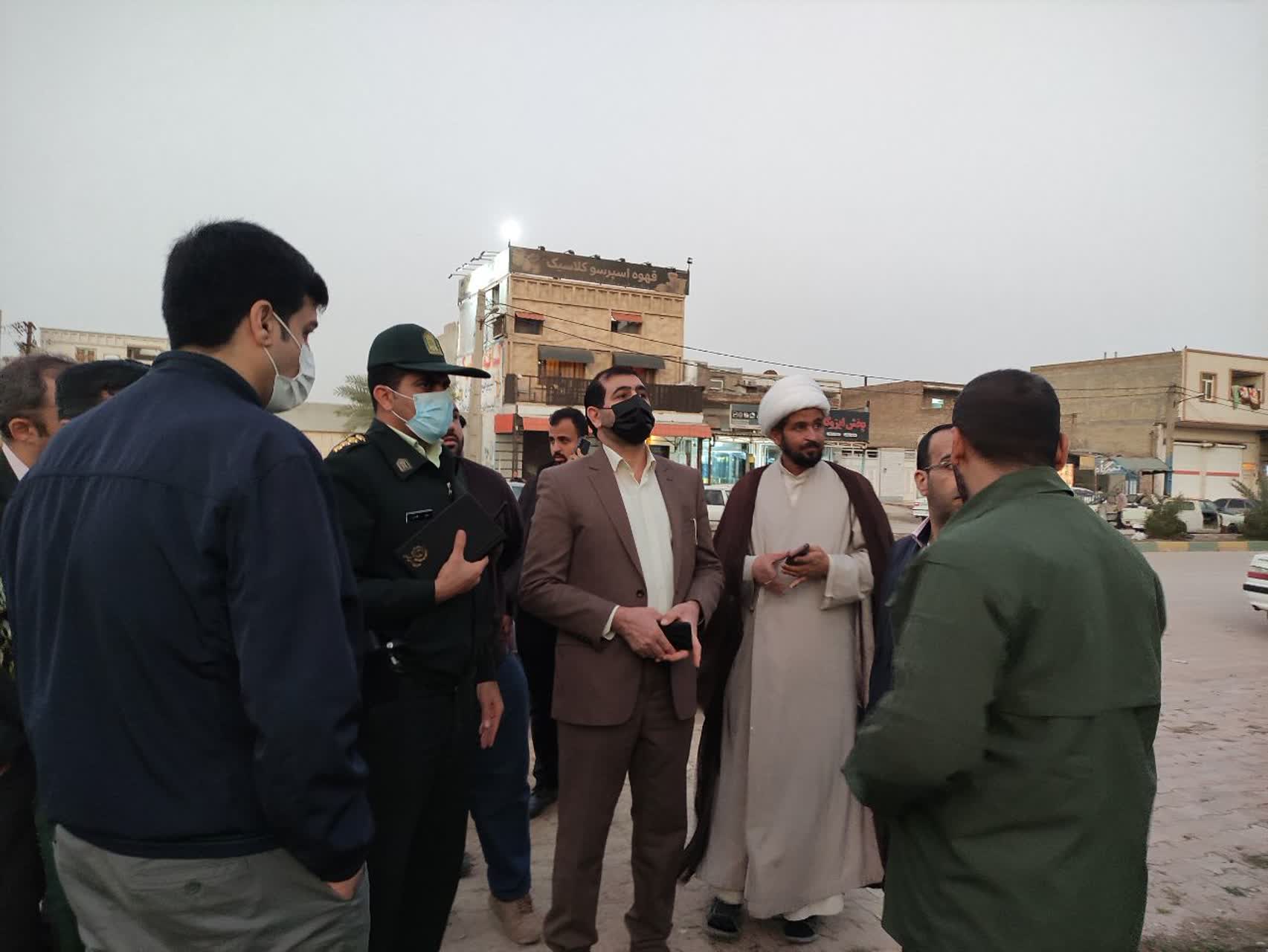 بازدید دادستان مرکز خوزستان از کوی شهید مدرس اهواز