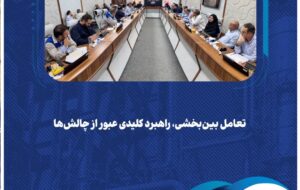 تعامل بینبخشی، راهبرد کلیدی عبور از چالشها تعامل بینبخشی، راهبرد کلیدی عبور از چالشها